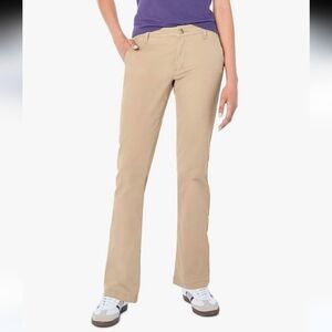 Aeropostale Classic Stretch Straight Leg Khaki Uniform Pants